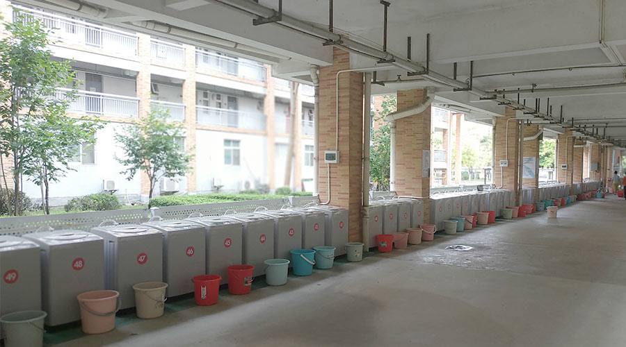 好評度高！江門一中學校又雙叒續(xù)單金環(huán)電器共享洗衣機