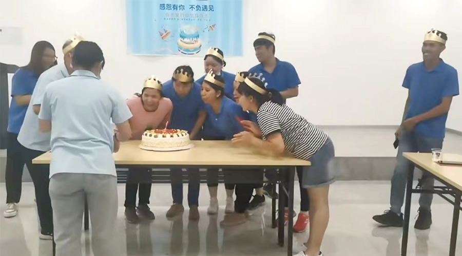 金環(huán)電器6月份員工生日會  美好如約而至！