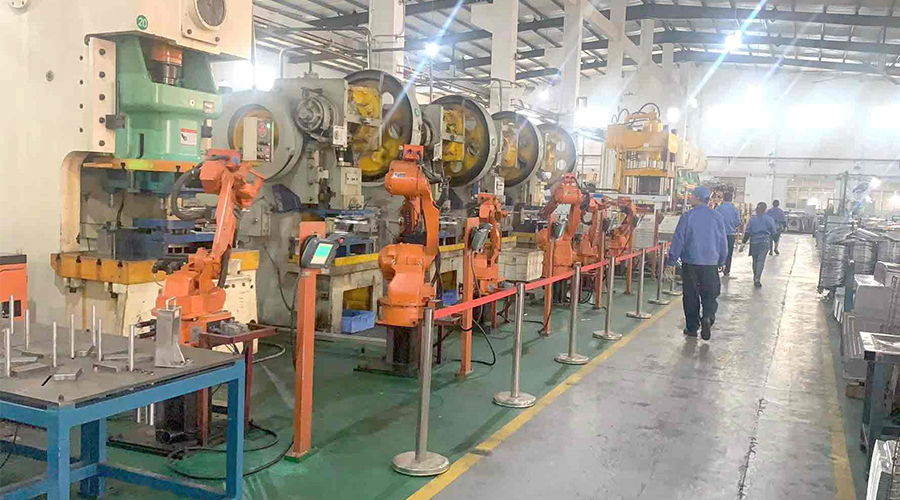 揭秘金環(huán)電器滾筒干衣機沖壓自動化生產(chǎn)是如何進行的？