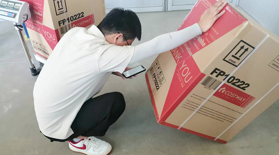 實況直擊！客戶北美COSTWAY開展衣物烘干機驗貨